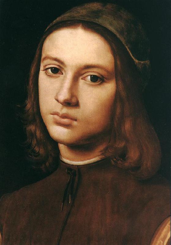 PERUGINO, Pietro Portrait of a Young Man (detail) af